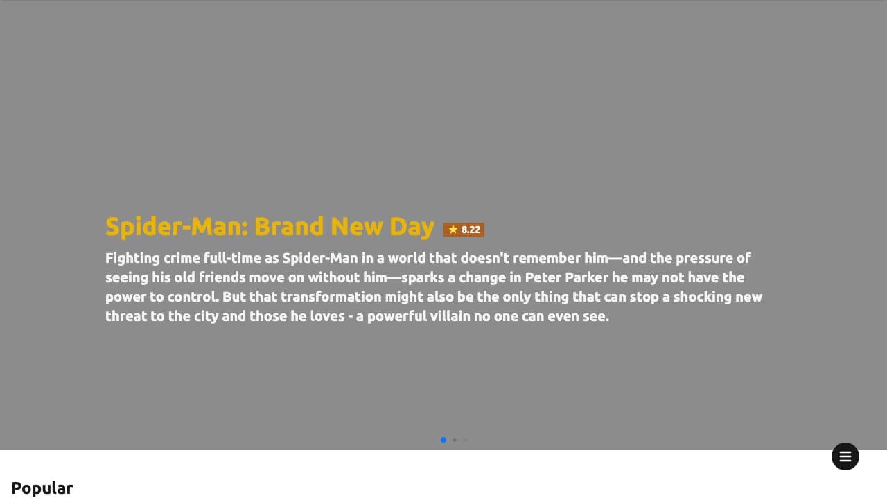 Homepage of OZ Moview