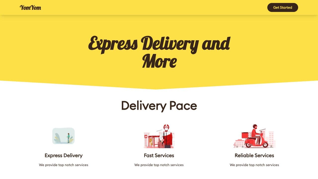 Homepage of Yomyom